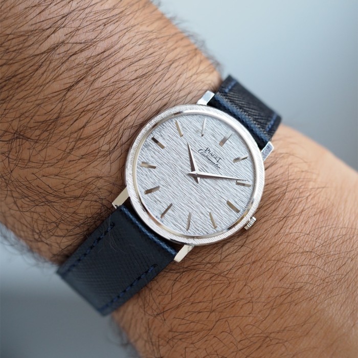 Piaget - Altiplano Palace Finishing Calatrava Style Micro-Rotor Cal. 12P1 Extra-Flat White Gold Circa 1970 Ref. 12603