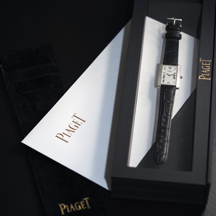 Piaget - Vintage Tank 18k White Gold Ref. 9214