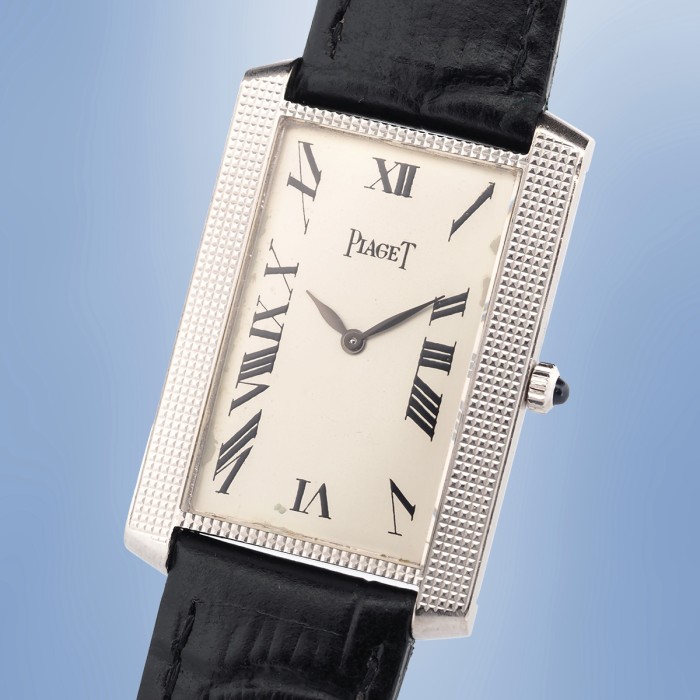 Piaget - Vintage Tank 18k White Gold Ref. 9214