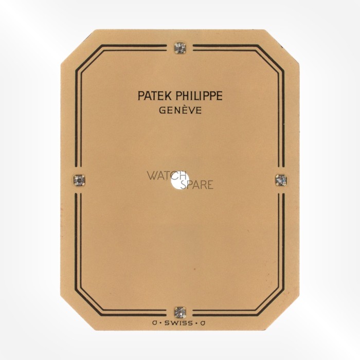 Patek Philippe - 3N Golden Dial with Diamond indexes 28.92 x 22.95mm