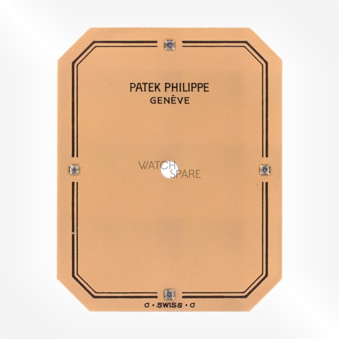 Patek Phillippe - 4N Pink Dial with Diamond indexes 29.03 x 23.01mm