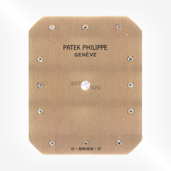 Patek Philippe - 3N Champagne Dial with Diamond indexes 24.41 x 19.95mm