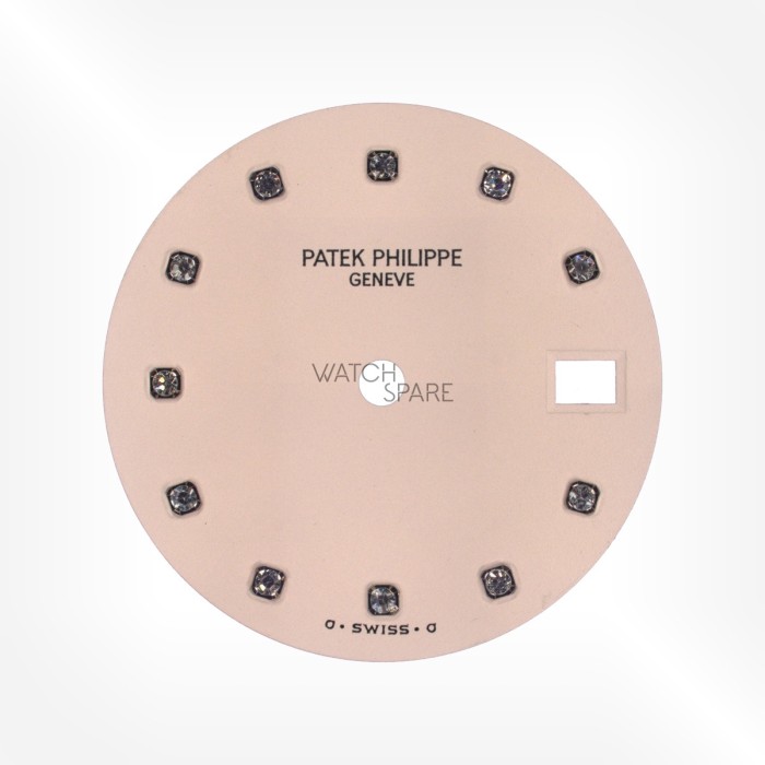 Patek Philippe - Pink Dial with Diamond indexes 19.77mm Ref. 4700