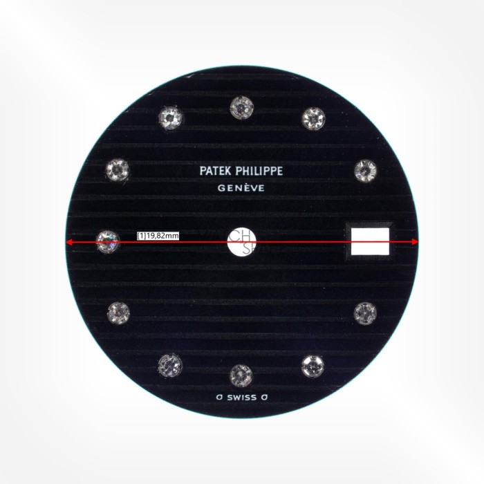 Patek Philippe - Black Dial with Diamond indexes 19.80mm Ref. 4700 2