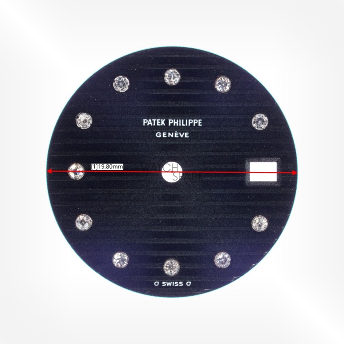 Patek Philippe - Dark Blue Dial with Diamond indexes 19.80mm Ref. 4700