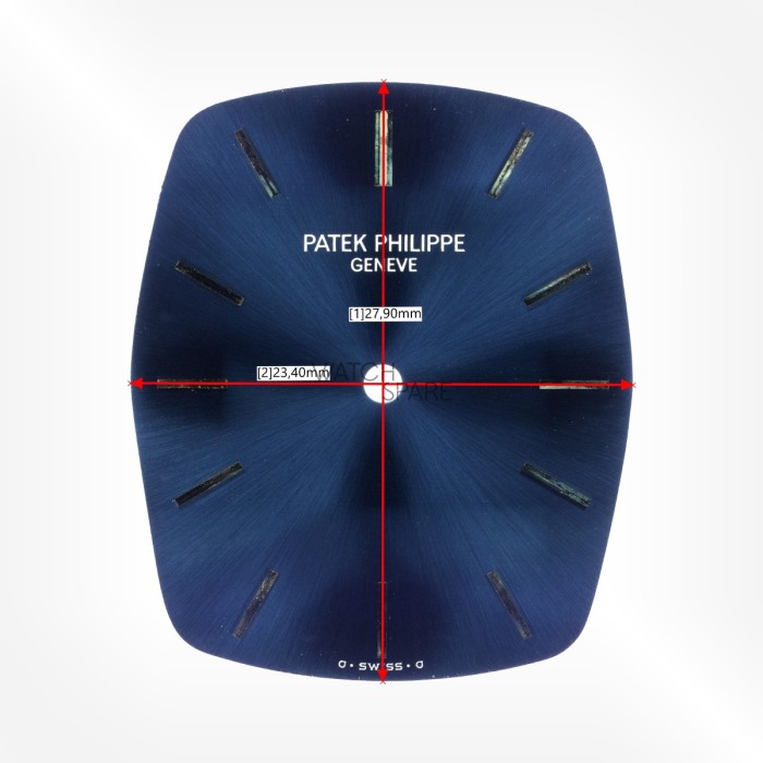 Patek Philippe - Blue Dial 27.90mm x 23.40mm