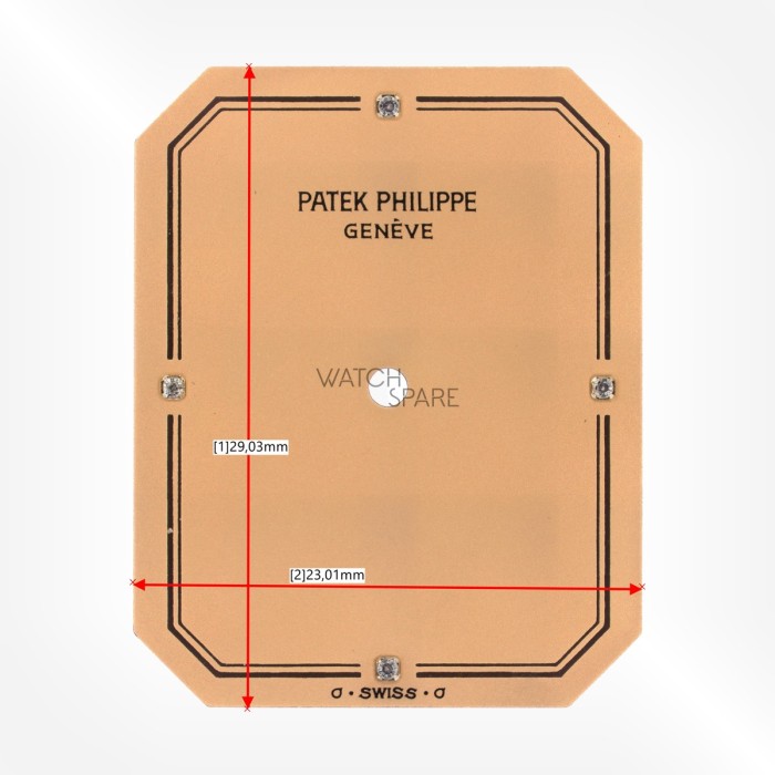 Patek Phillippe - 4N Pink Dial with Diamond indexes 29.03 x 23.01mm