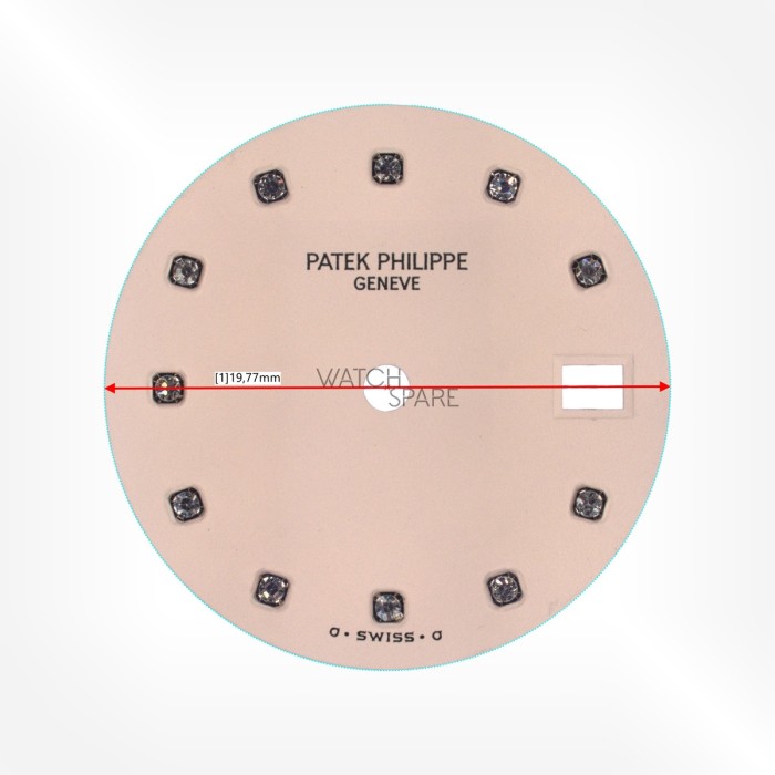 Patek Philippe - Pink Dial with Diamond indexes 19.77mm Ref. 4700