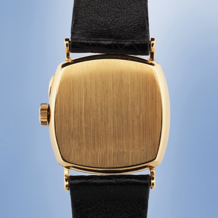 Patek Philippe - Cushion-Shape Breguet Numerals 18k Yellow Gold with box and extract from the archives