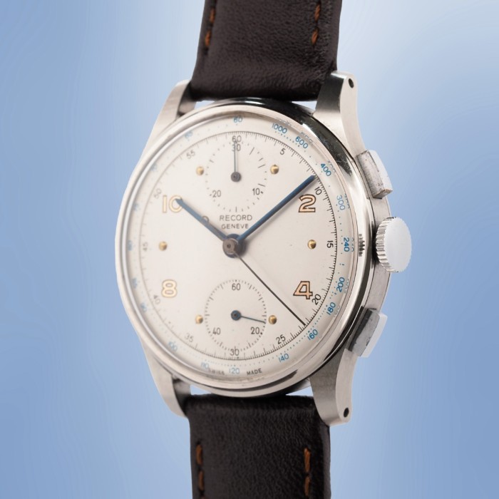Record - Chronograph Vintage Valjoux 77 Circa 1940