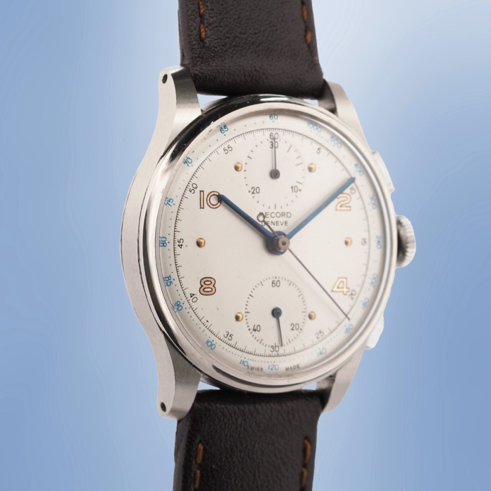 Record - Chronograph Vintage Valjoux 77 Circa 1940