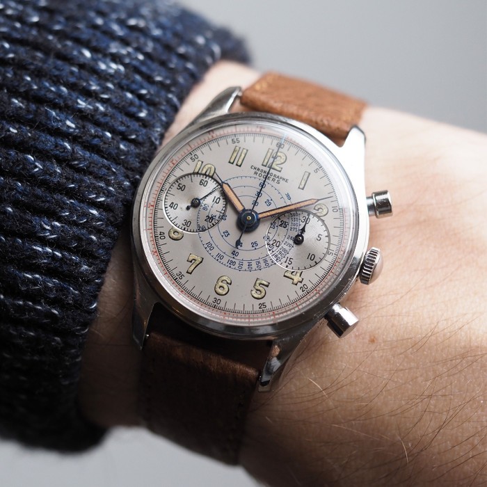 Rogers - Swiss Vintage Chronograph Landeron 248 34.5mm Ref. 351