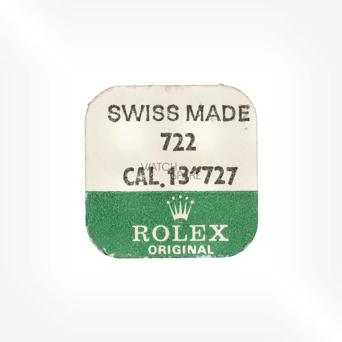 Rolex Cal. 727 - Balance with Breguet hairspring, timed 722