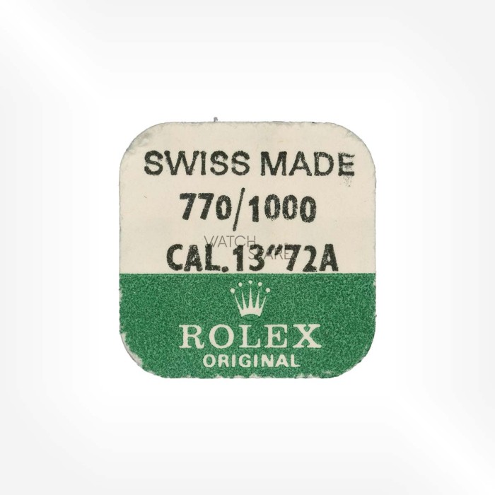 Rolex Cal. 72A - Mainspring, weak strengh 770-1A