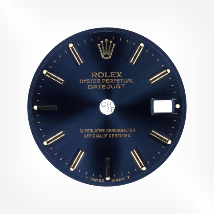 Rolex - Blue Datejust Dial 19,85mm with one second hand