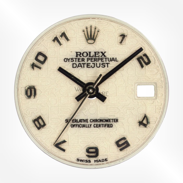 Rolex - White Datejust Dial 19,85mm with hands