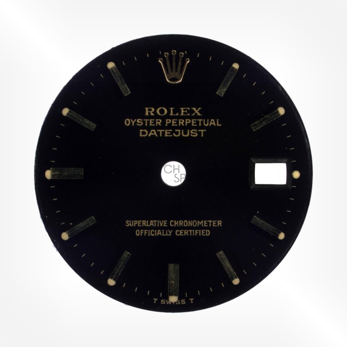 Rolex - Black Datejust Dial 19,84mm