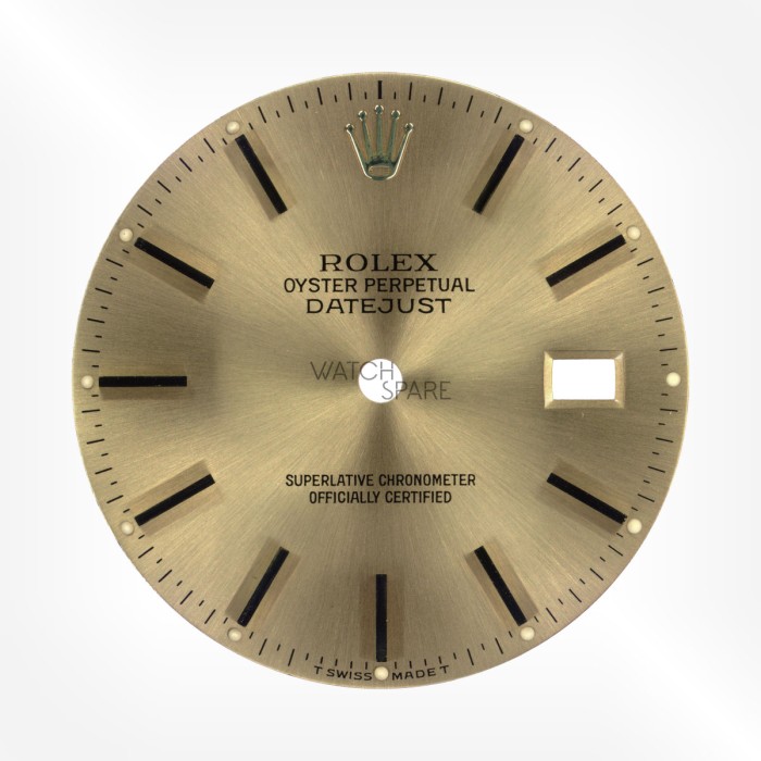 Rolex - Yellow gold/ Champagne Datejust Dial 27,94mm with hands