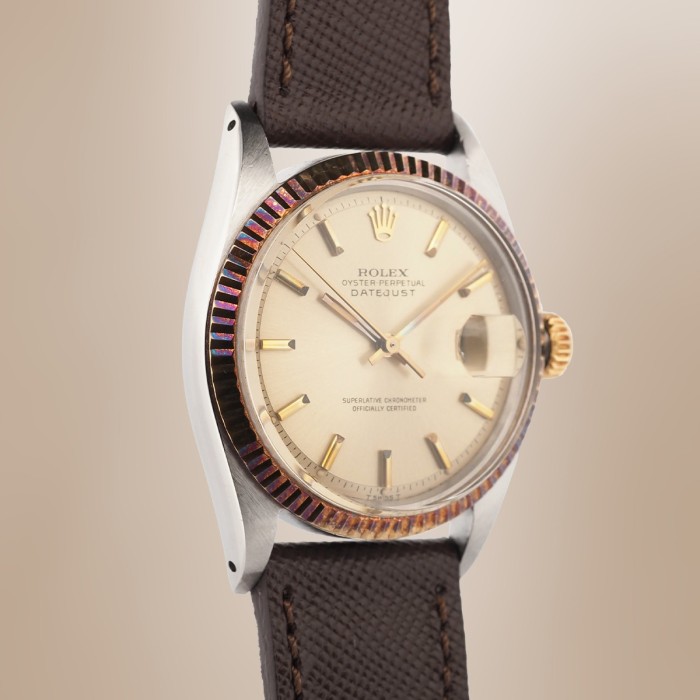 Rolex - Datejust Vintage 36 Two Tone Unique Bezel ! Circa 1969 Ref. 1601