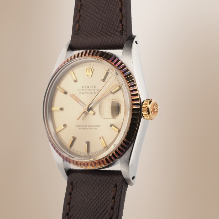 Rolex - Datejust Vintage 36 Two Tone Unique Bezel ! Circa 1969 Ref. 1601