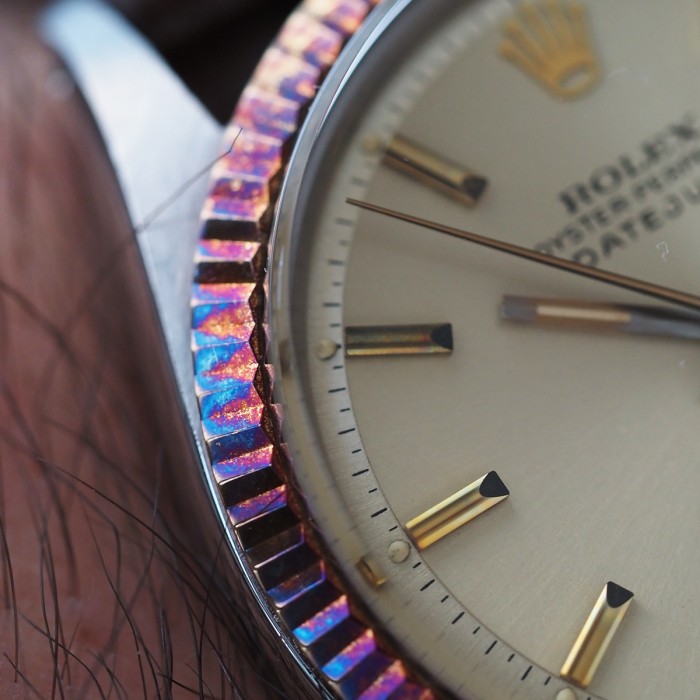 Rolex - Datejust Vintage 36 Two Tone Unique Bezel ! Circa 1969 Ref. 1601