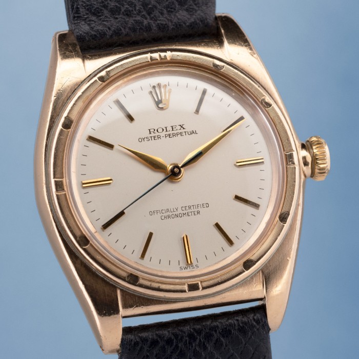 Rolex - Bubble back Ref. 5015 or 9k gold