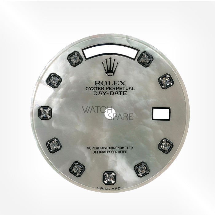 Rolex - Day-Date Dials "Mother of Pearl" with diamonds and hands