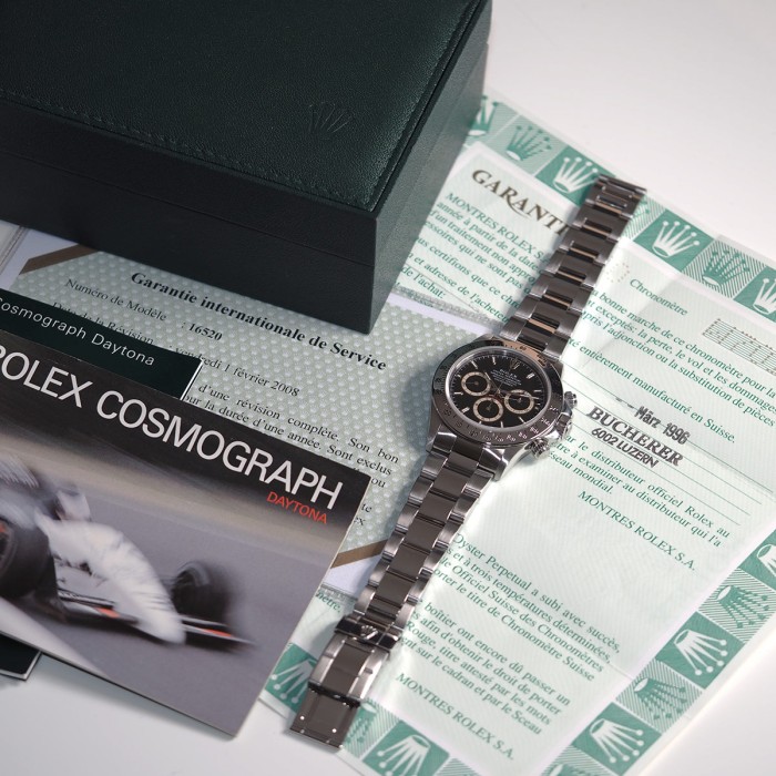 Rolex - Daytona Zenith Ref. 16520 from 1996 Box and papers