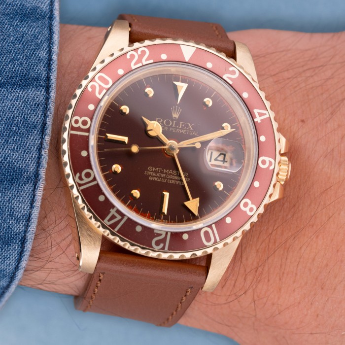 Rolex - GMT Master II Ref. 16758 "Nipple" dial Circa 1980
