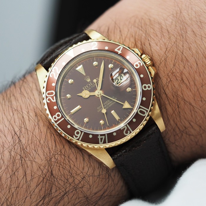 Rolex - GMT Master II "Nipple & Lava Dial" Vintage Circa 1980 Ref. 16758