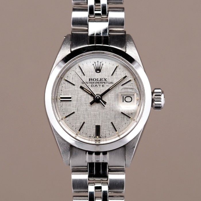 Rolex - Oyster Perpetual Date "Linen Dial" Circa 1972 Ref. 6916