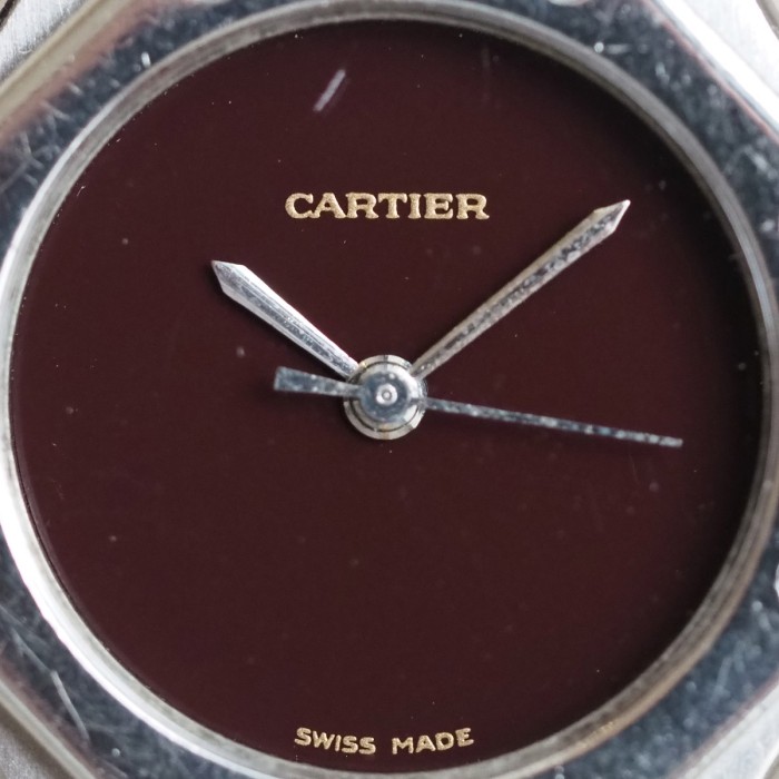 Cartier - Santos Octogonale Burgundy Dial 25mm Ref.0906
