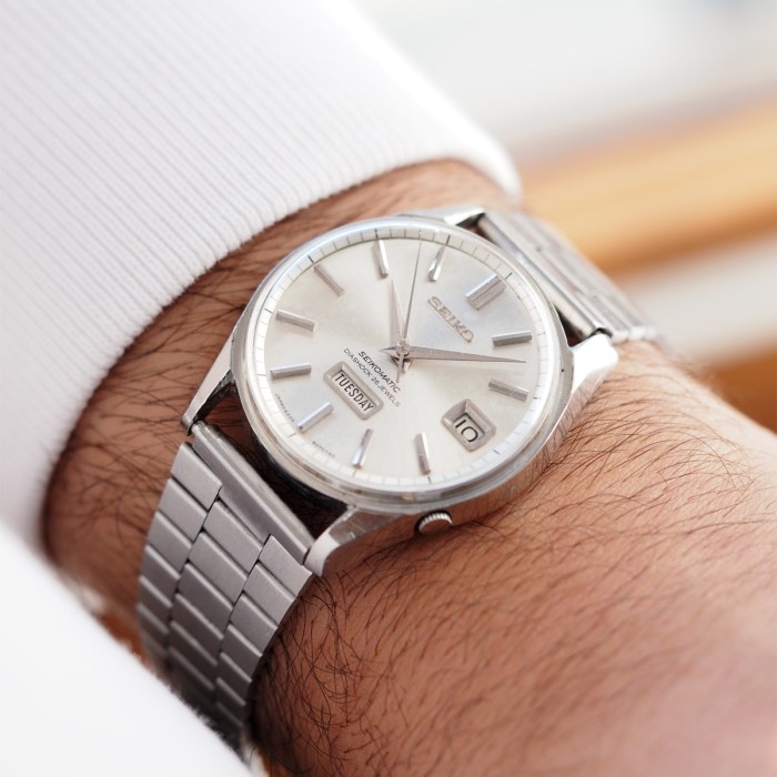 Seiko - Seikomatic "Weekdater Grammar of Design" Vintage Circa 1970 Ref. 6206-8040