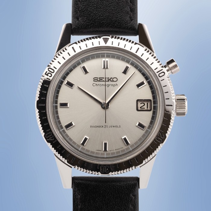 Seiko - Chronograph Diashock Vintage Monopusher Ref. 5717-8990