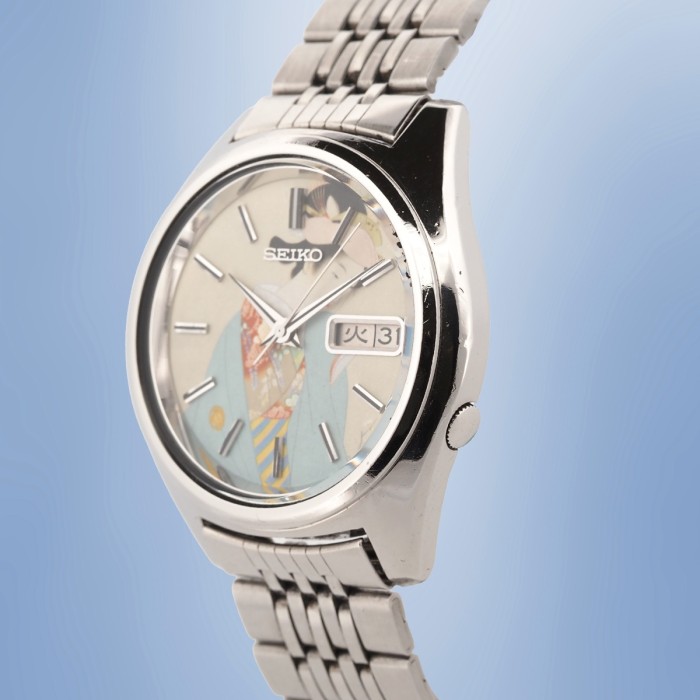 Seiko - 5 Actus Japanese Print Shoen Uemura Shunpo Circa 1972 Ref. 7019-7060