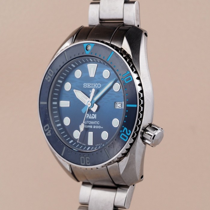 Seiko - "The Great Blue" Prospex King Sumo PADI Special Edition Automatic Diver Ref. SPB375J1