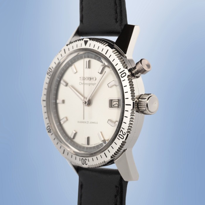 Seiko - Chronograph Diashock Vintage Monopusher Ref. 5717-8990