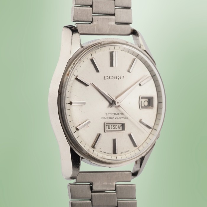 Seiko - Seikomatic "Weekdater Grammar of Design" Vintage Circa 1970 Ref. 6206-8040