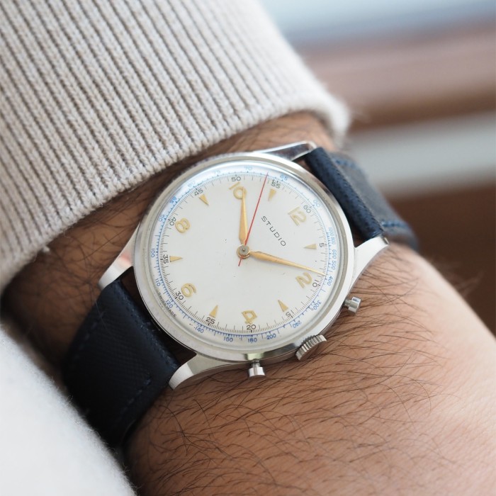 Studio - Start Stop Reset Chronograph Manual Winding Vintage Circa 1980
