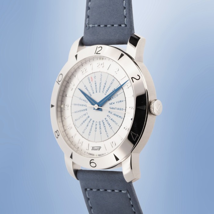 Tissot - Heritage Navigator 160th Anniversary Navigator WorldTimer Blue Full Set Circa 2013 Ref. T078.641.16.037.00