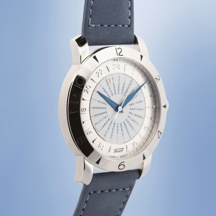 Tissot - Heritage Navigator 160th Anniversary Navigator WorldTimer Blue Full Set Circa 2013 Ref. T078.641.16.037.00