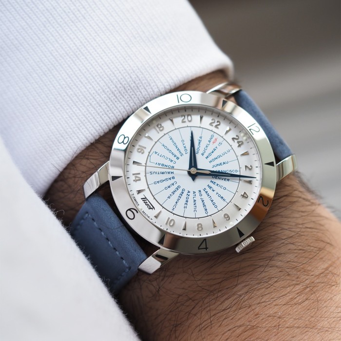 Tissot - Heritage Navigator 160th Anniversary Navigator WorldTimer Blue Full Set Circa 2013 Ref. T078.641.16.037.00