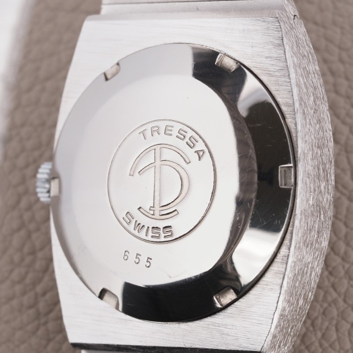 Tressa - Vintage Automatic "Frosted" Textured Case Ref. 655