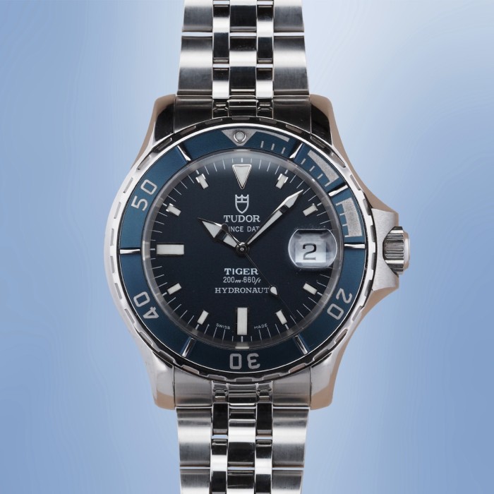 Tudor - Prince Date Hydronaut Tiger Blue Circa 1999 Ref. 89190P