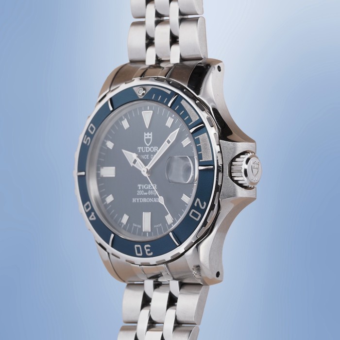 Tudor - Prince Date Hydronaut Tiger Blue Circa 1999 Ref. 89190P