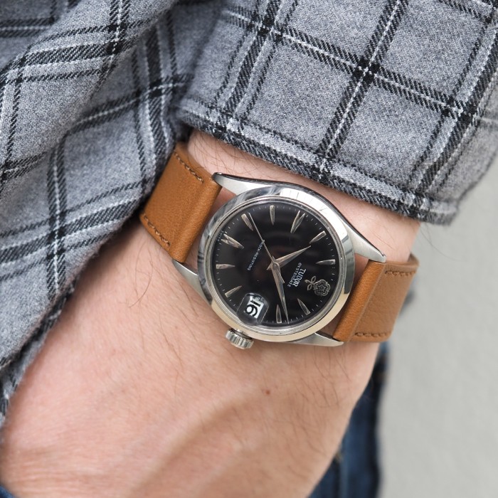 Tudor - "Big Rose" OysterDate 34mm Ref. 7974 Circa 1961
