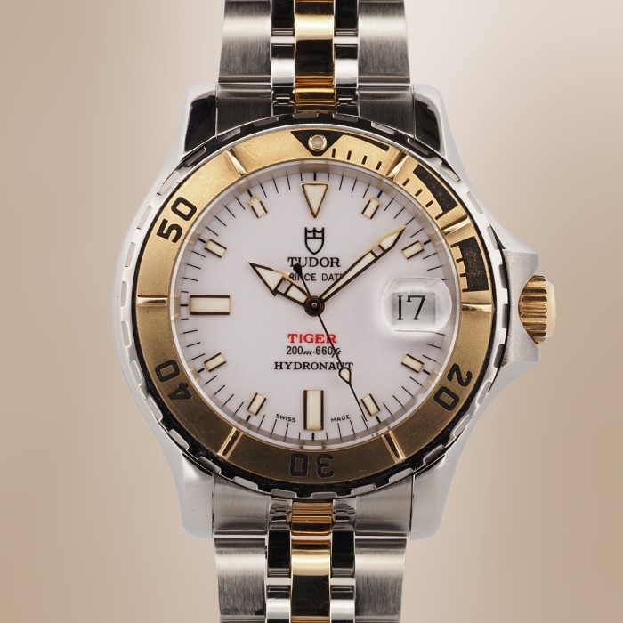Tudor - Prince Date Tiger Hydronaut Two-Tone with Box Circa 2000 Ref. 89193P