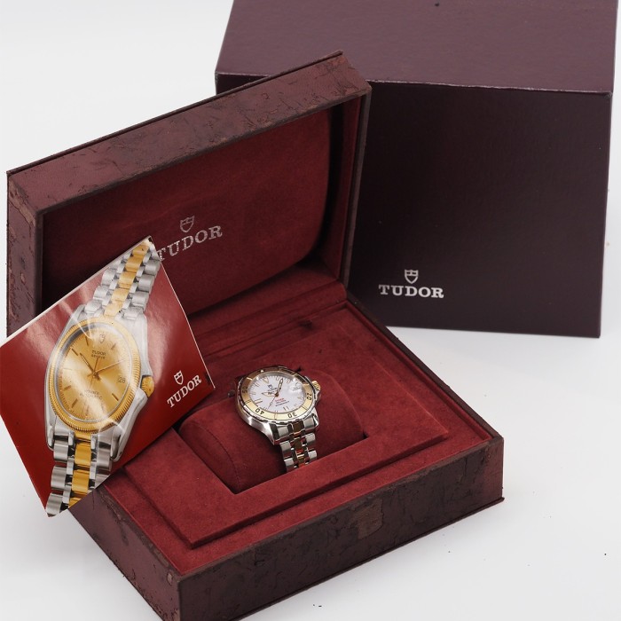 Tudor - Prince Date Tiger Hydronaut Two-Tone with Box Circa 2000 Ref. 89193P