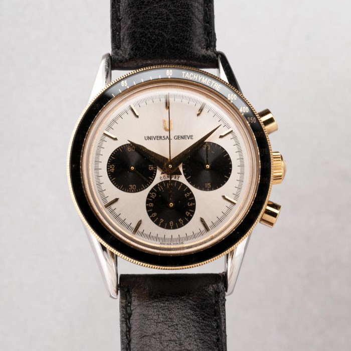 Universal Genève - Compax Steel/Gold Ref. 284.475 with box