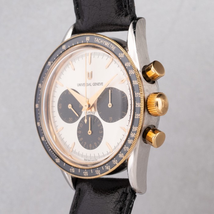 Universal Genève - Compax Steel/Gold Ref. 284.475 with box